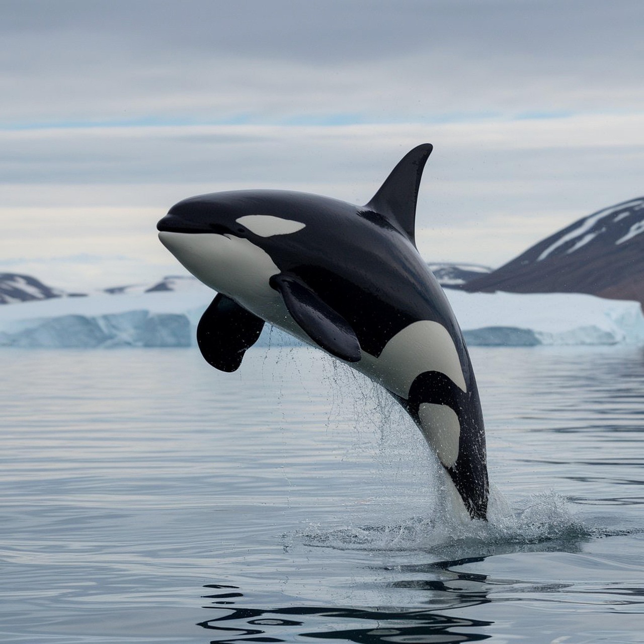 Lifestyle photography of a dolphin swimming in the sea